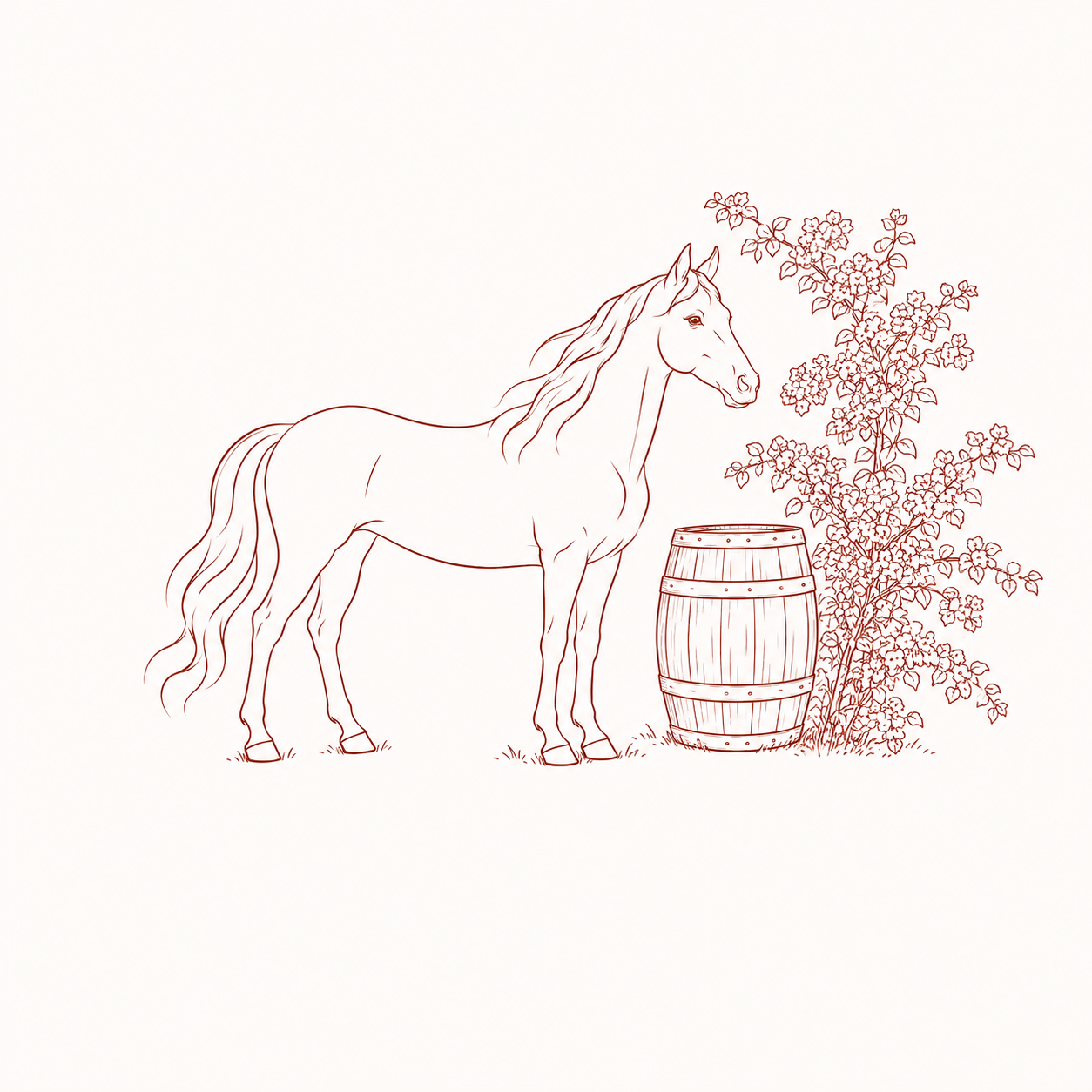 Logo Lo de Fatsia — caballo